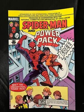 VINTAGE 1984 Marvel "SPIDER-MAN & POWER-PACK" SPECIAL COMIC - M- Never Opened